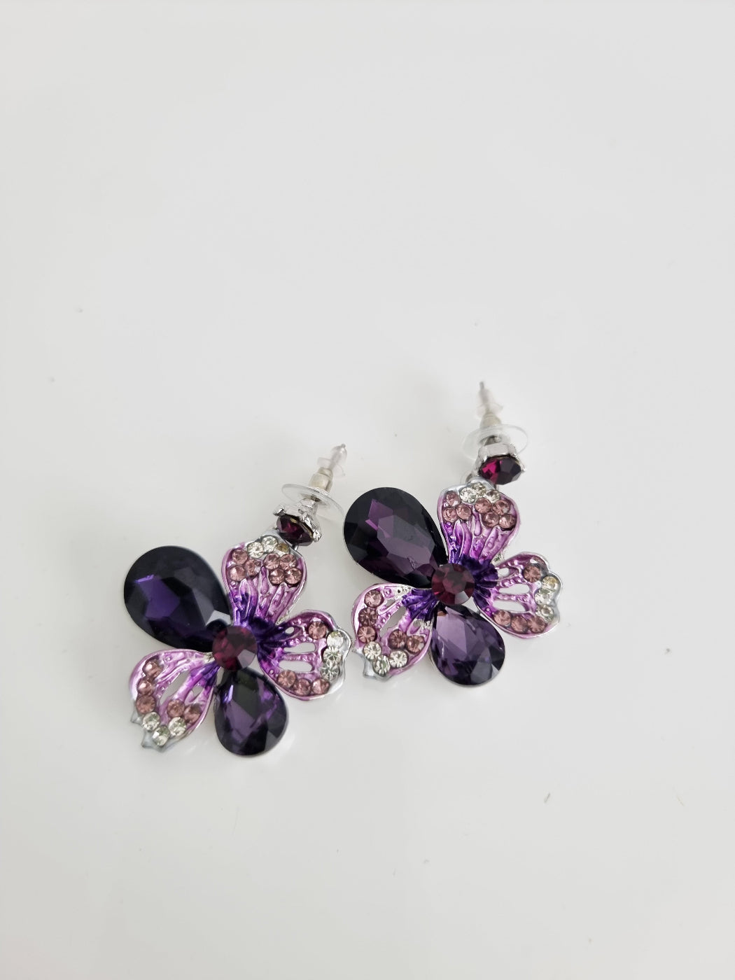 purple earings