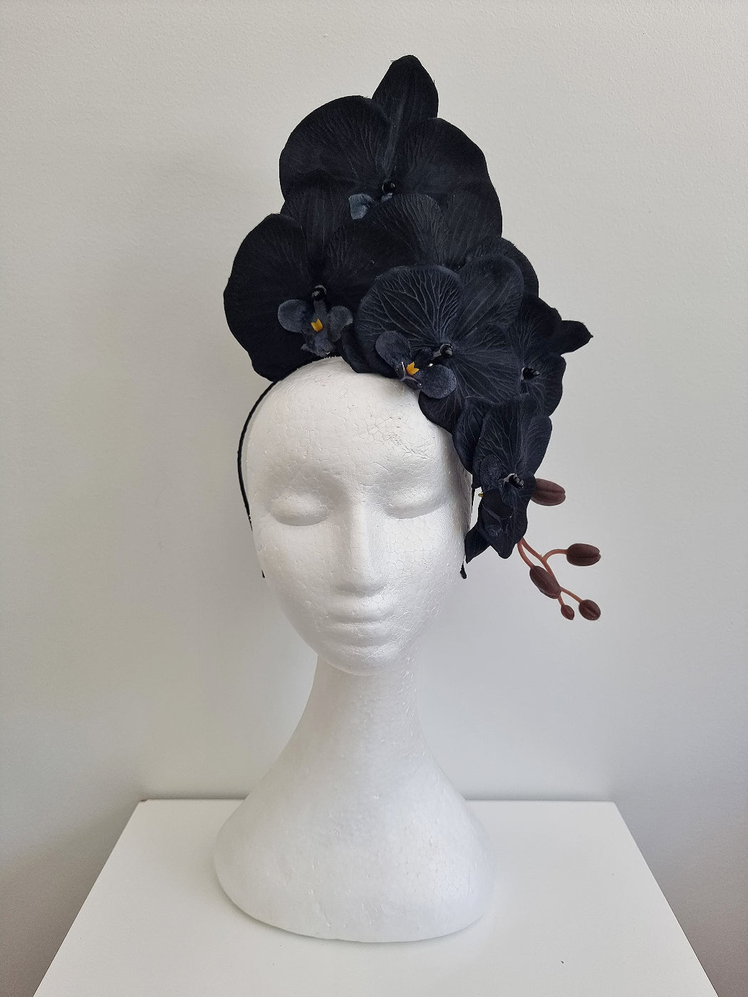 black orchid headpiece