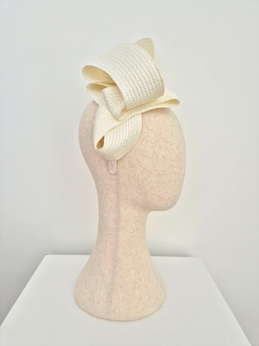 ivory loop headpiece side view