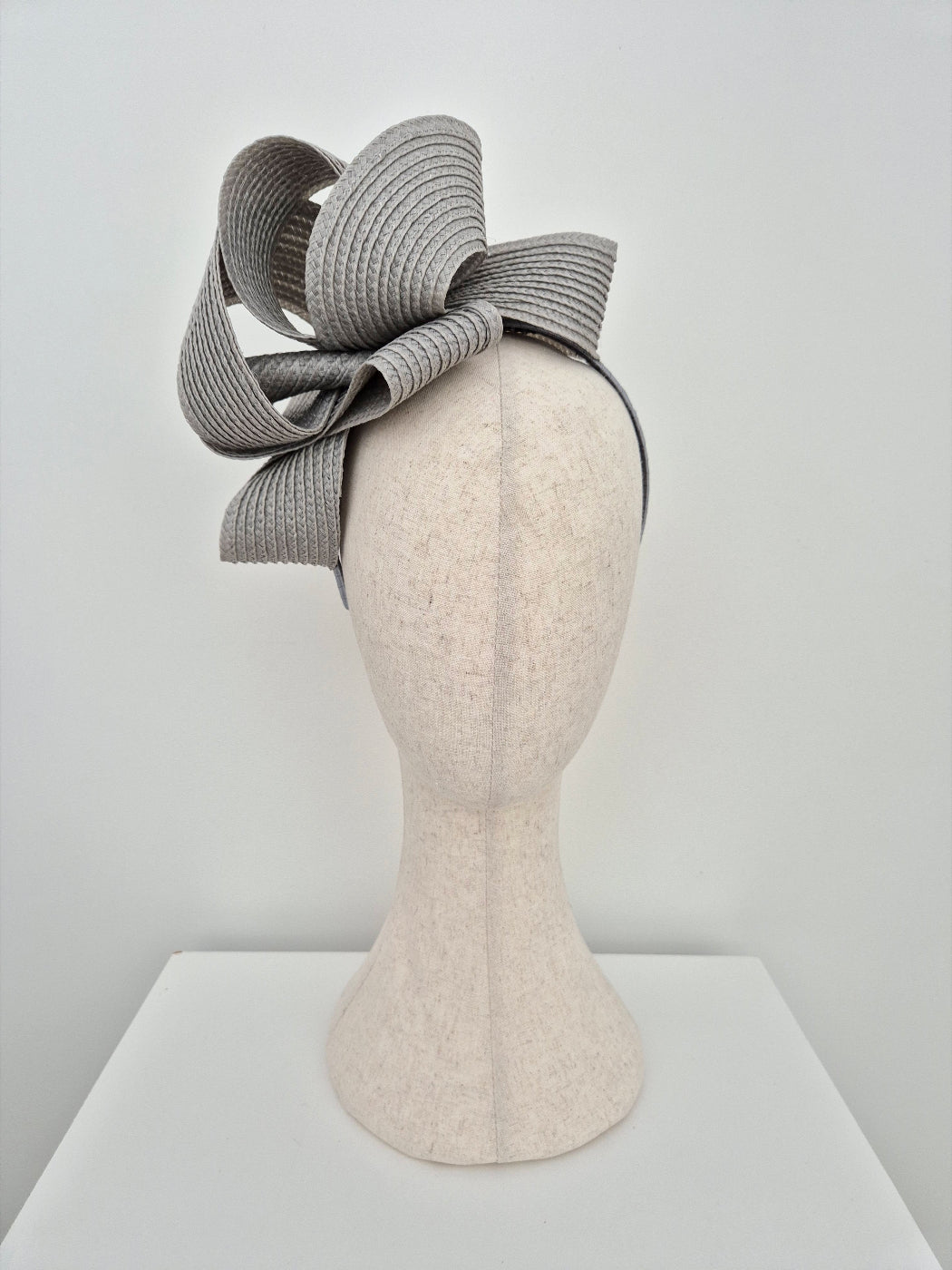 light grey loop headpiece