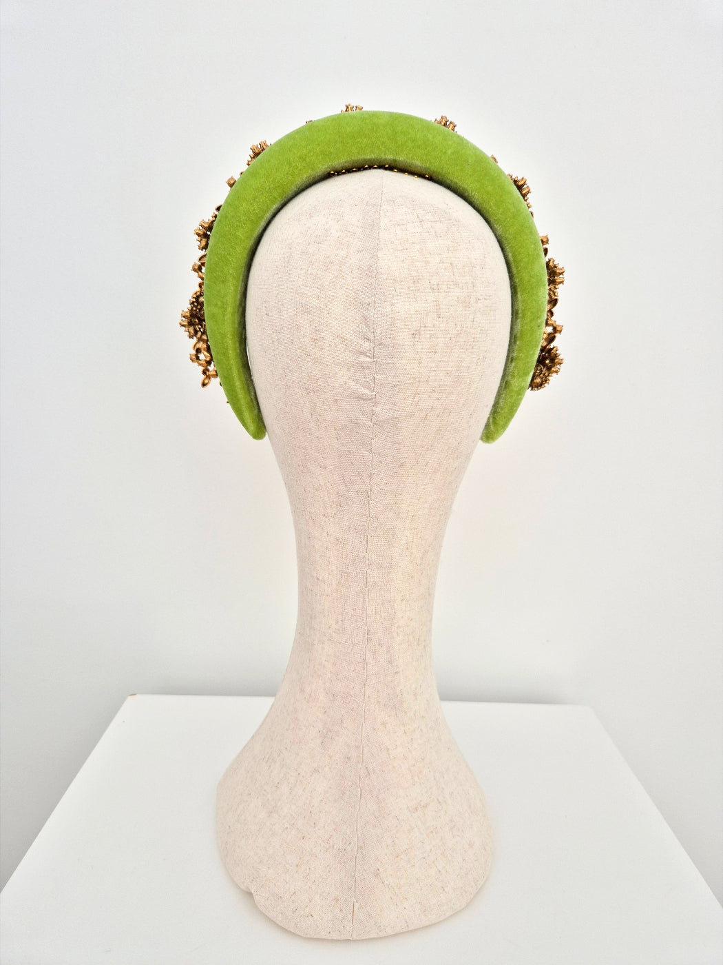 lime green headband back