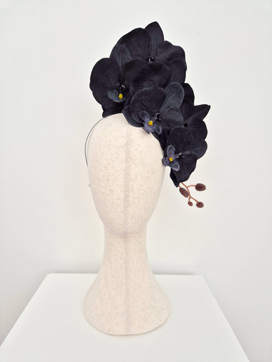 black orchid headpiece