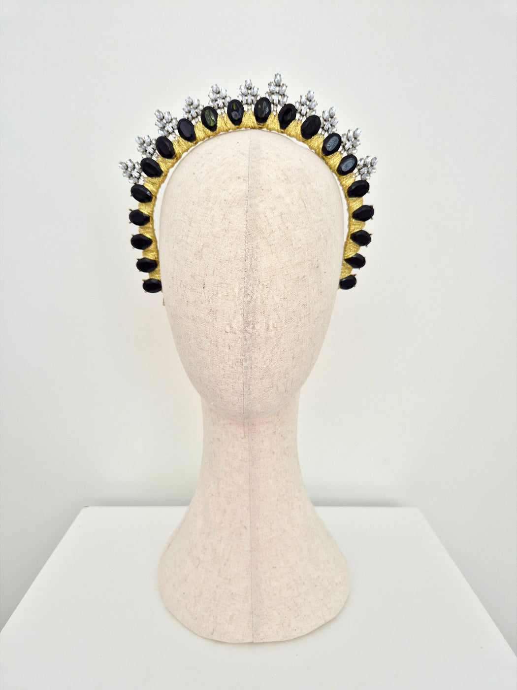 black rhinestone crown