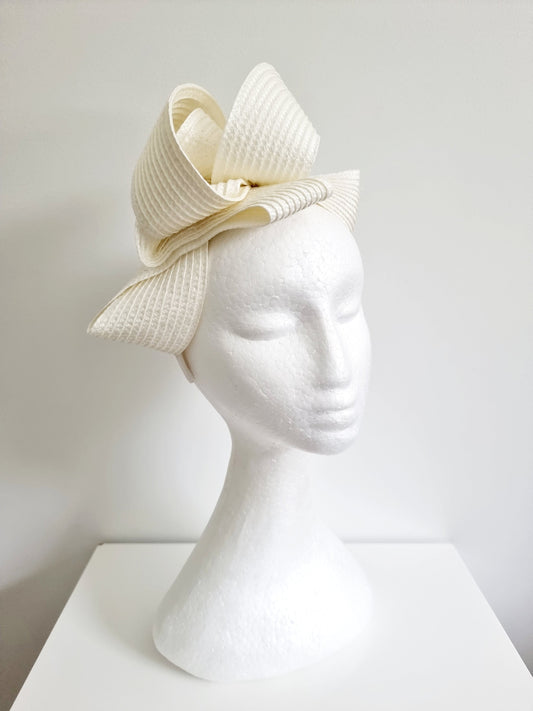 ivory loop headband side front