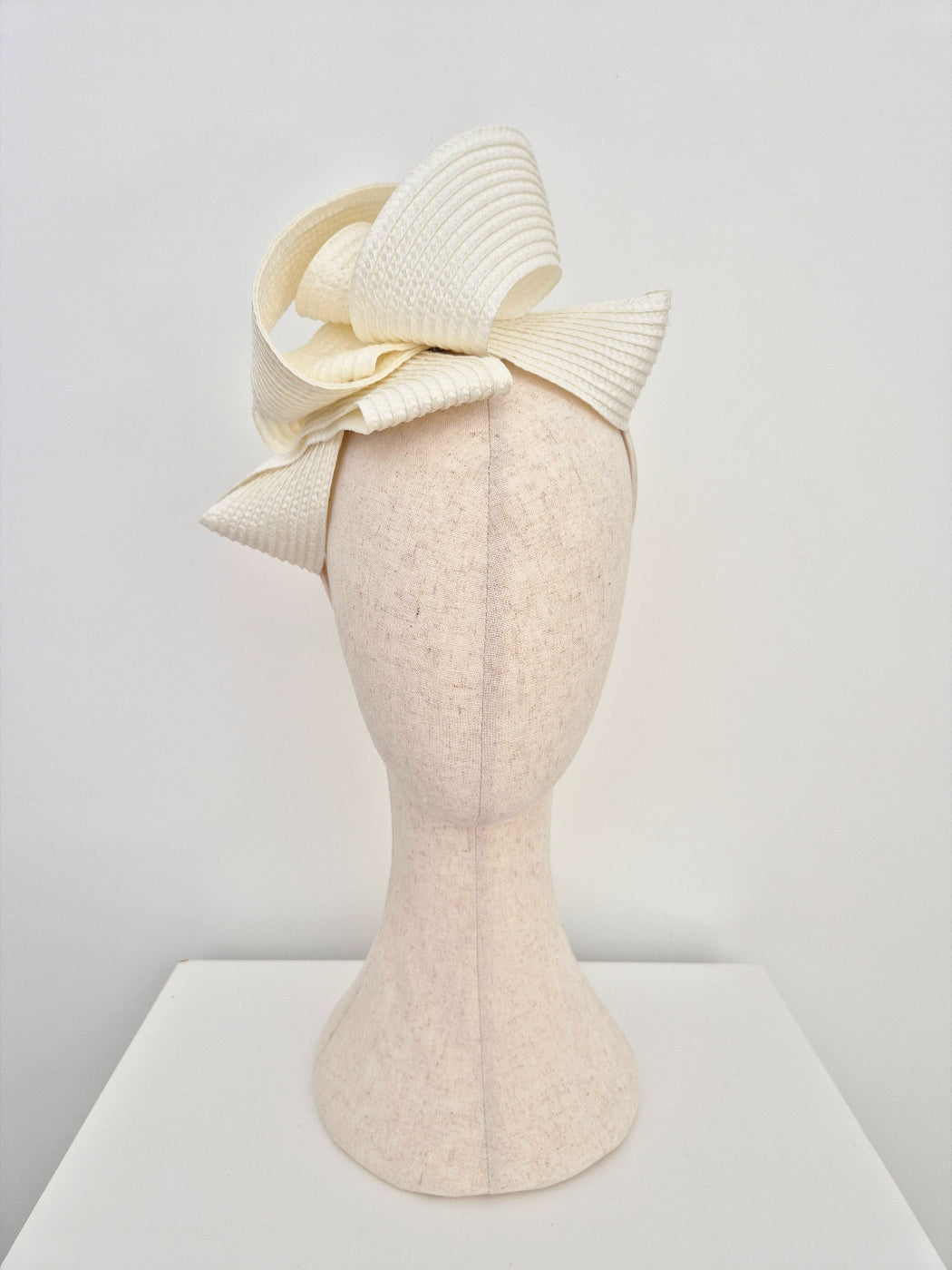 ivory loop headpiece