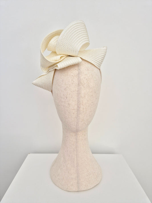 ivory loop headpiece