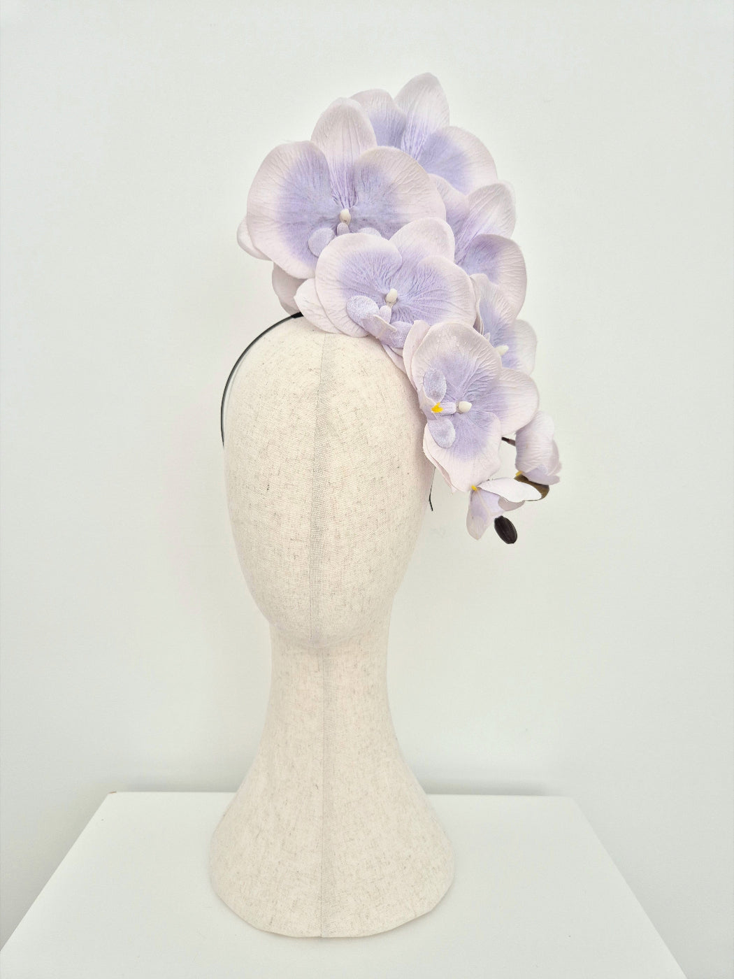 lavender orchid headpiece