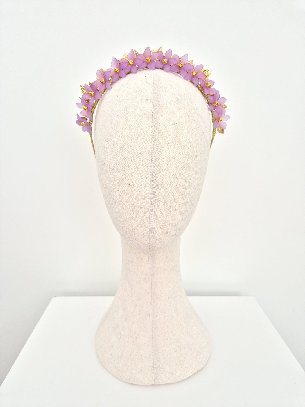 lilac floral crown