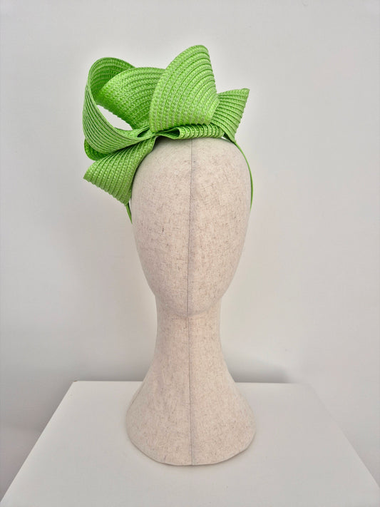 lime green loop headpiece