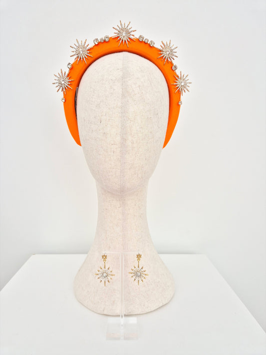 orange headband set