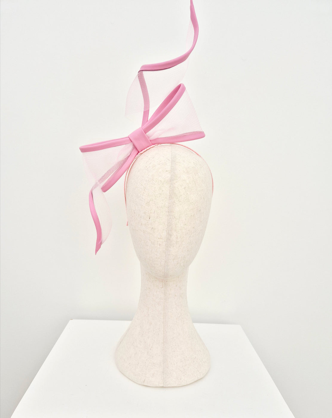 pink bow headpiece