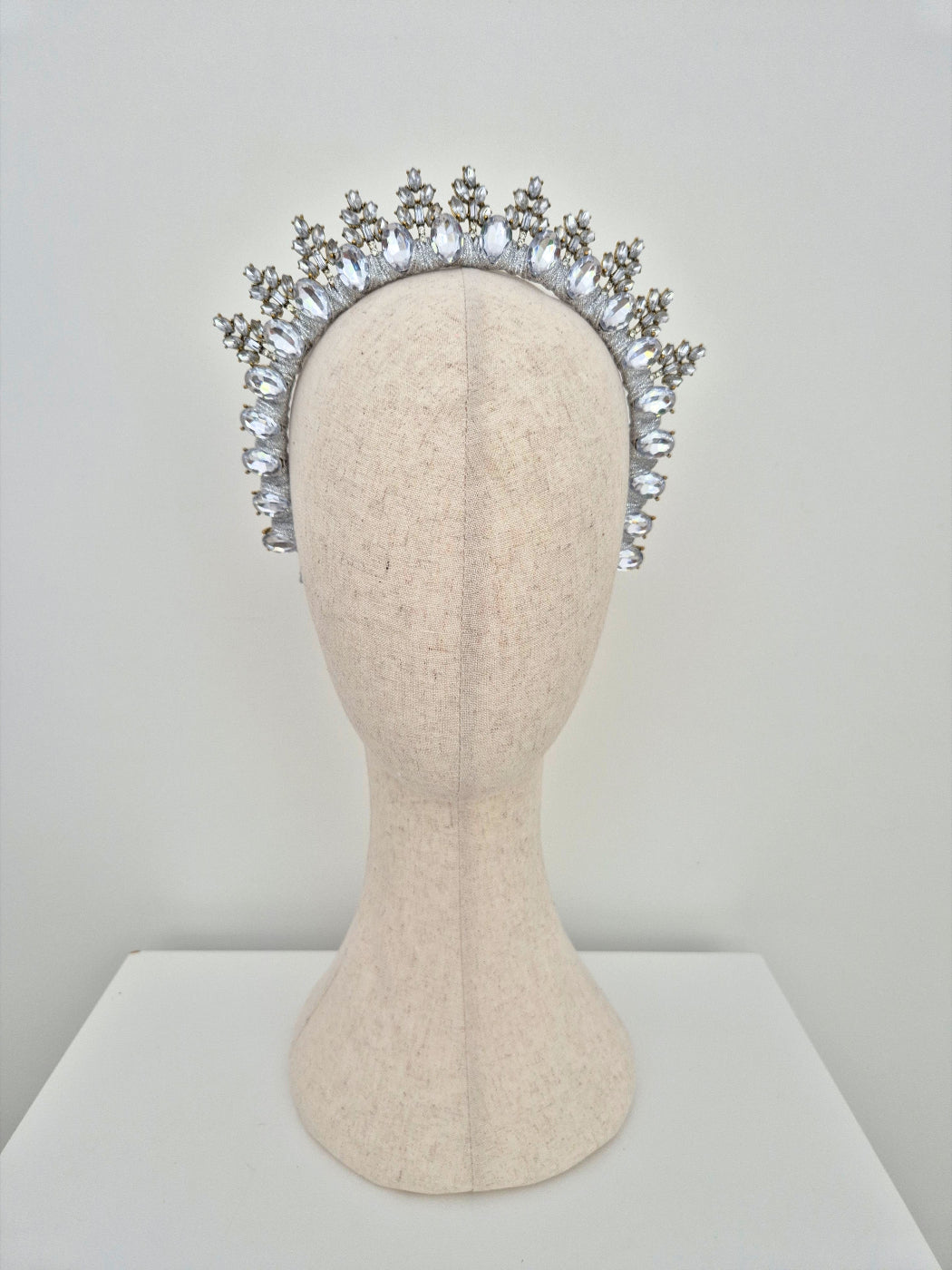silver rhinestone crown